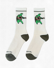 Load image into Gallery viewer, Lute Turtle Sock (Offwhite / Olive)