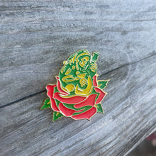 Load image into Gallery viewer, Jester Rose Enamel Pin